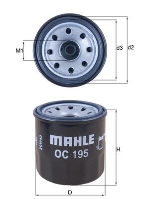 KNECHT - OC 195 - Filter za ulje (Podmazivanje)