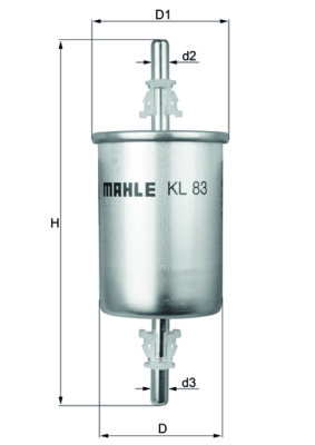 KNECHT - KL 83 - Filter za gorivo (Sistem za dovod goriva)