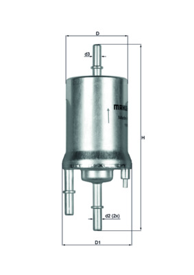 KNECHT - KL 156/1 - Filter za gorivo (Sistem za dovod goriva)