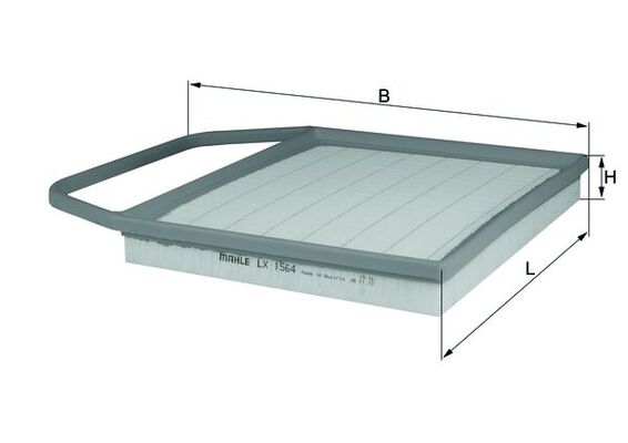 KNECHT - LX 1564 - Filter za vazduh (Sistem za dovod vazduha)