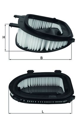 KNECHT - LX 3541 - Filter za vazduh (Sistem za dovod vazduha)