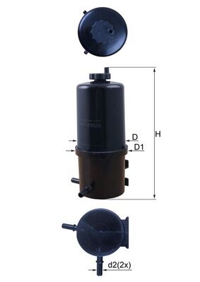 KNECHT - KL 787 - Filter za gorivo (Sistem za dovod goriva)