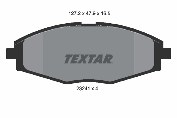 Slika TEXTAR - 2324102 - Komplet pločica, disk-kočnica (Kočioni uređaj)