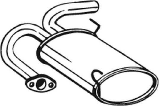 Picture of BOSAL - 145-191 - End Silencer (Exhaust System)