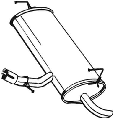 Picture of BOSAL - 145-261 - End Silencer (Exhaust System)