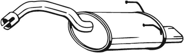 Picture of BOSAL - 154-463 - End Silencer (Exhaust System)