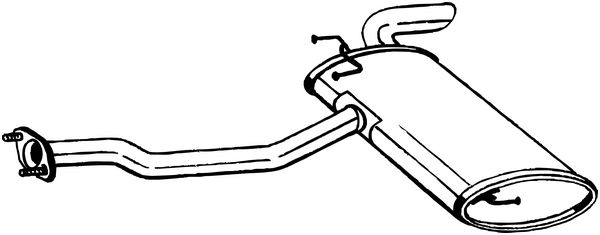 Picture of BOSAL - 169-627 - End Silencer (Exhaust System)