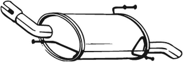Picture of BOSAL - 185-947 - End Silencer (Exhaust System)