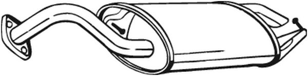 Picture of BOSAL - 228-481 - End Silencer (Exhaust System)