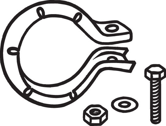 Picture of BOSAL - 250-003 - Holder, exhaust system (Exhaust System)