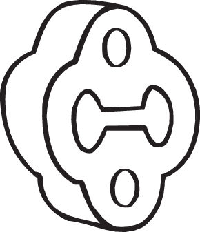 Picture of BOSAL - 255-170 - Rubber Strip, exhaust system (Exhaust System)