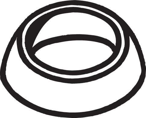 Picture of BOSAL - 256-859 - Gasket, exhaust pipe (Exhaust System)