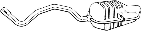 ZADNJI IZDUVNI LONAC (IZDUVNI SISTEM) - BOSAL - 279-431