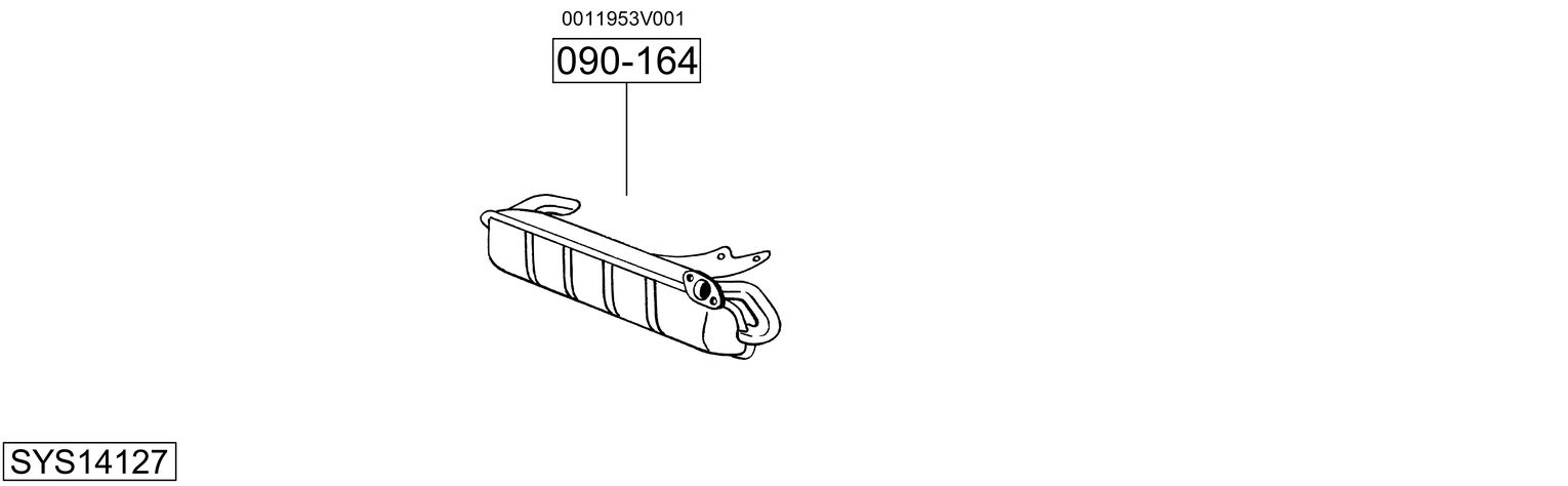 Picture of Exhaust System - BOSAL - SYS14127