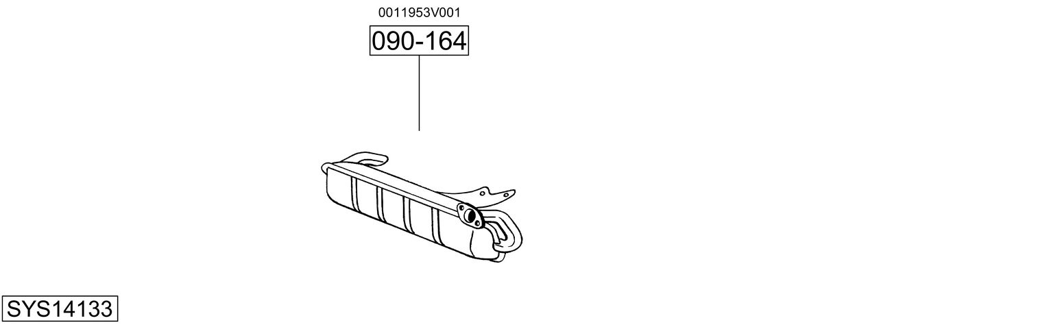 Picture of Exhaust System - BOSAL - SYS14133