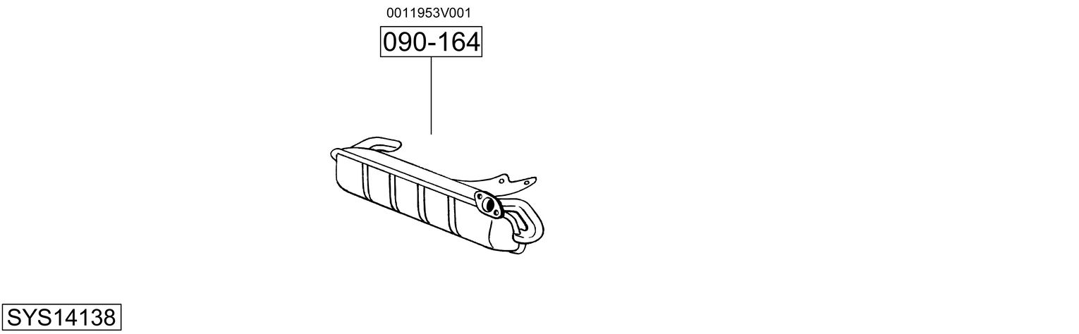 Picture of Exhaust System - BOSAL - SYS14138