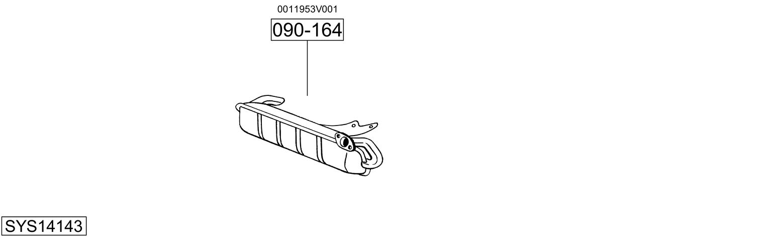 Picture of Exhaust System - BOSAL - SYS14143