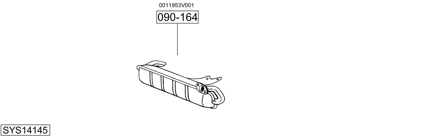 Picture of Exhaust System - BOSAL - SYS14145