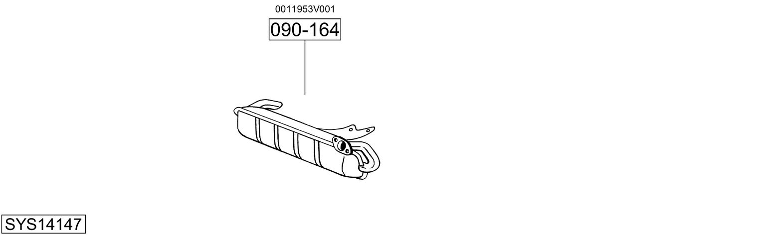 Picture of Exhaust System - BOSAL - SYS14147