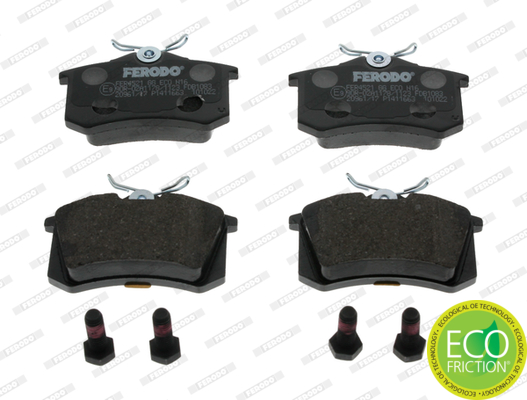 Picture of Brake Pad Set, disc brake - FERODO - FDB1083