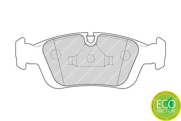 Picture of FERODO - FDB1300 - Brake Pad Set, disc brake (Brake System)