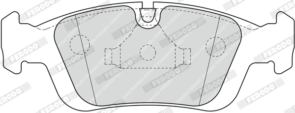 Picture of FERODO - FDB1300 - Brake Pad Set, disc brake (Brake System)