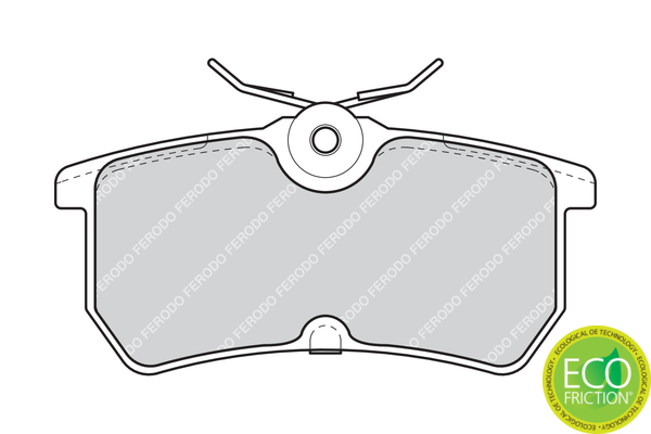 Picture of FERODO - FDB1319 - Brake Pad Set, disc brake (Brake System)