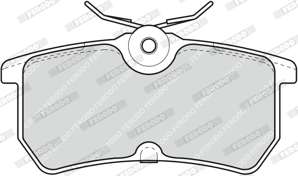 Picture of FERODO - FDB1319 - Brake Pad Set, disc brake (Brake System)