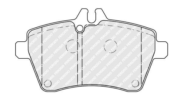 Picture of FERODO - FDB1593 - Brake Pad Set, disc brake (Brake System)