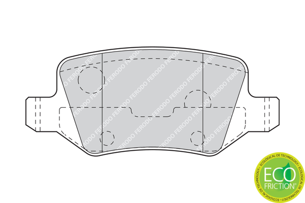 Picture of FERODO - FDB1782 - Brake Pad Set, disc brake (Brake System)