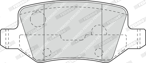 Picture of FERODO - FDB1782 - Brake Pad Set, disc brake (Brake System)