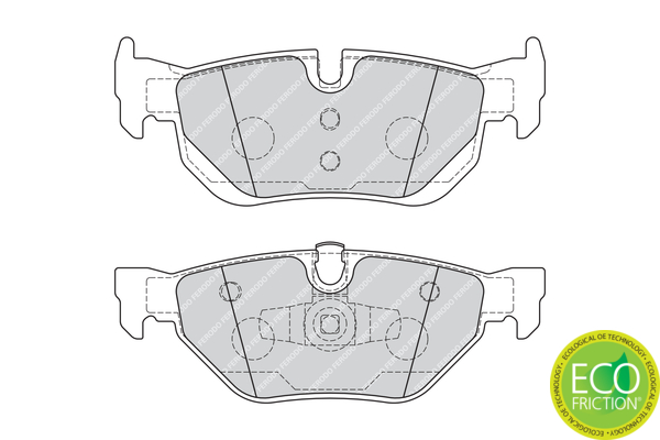 Picture of FERODO - FDB1807 - Brake Pad Set, disc brake (Braking System)