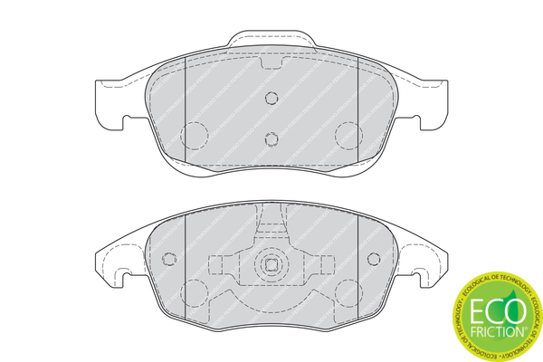 Picture of FERODO - FDB1971 - Brake Pad Set, disc brake (Brake System)