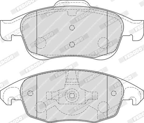 Picture of FERODO - FDB1971 - Brake Pad Set, disc brake (Brake System)