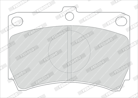 Picture of Brake Pad Set - FERODO - FDB395