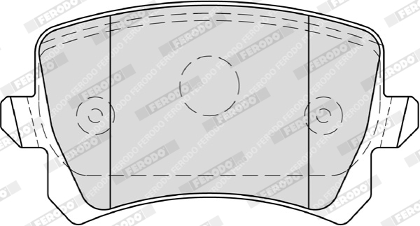 Picture of FERODO - FDB4058 - Brake Pad Set, disc brake (Brake System)