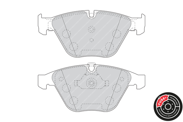 Picture of FERODO - FDB4191 - Brake Pad Set, disc brake (Brake System)