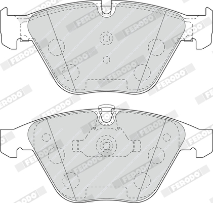 Picture of FERODO - FDB4191 - Brake Pad Set, disc brake (Brake System)