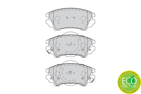 Picture of FERODO - FDB4208 - Brake Pad Set, disc brake (Braking System)