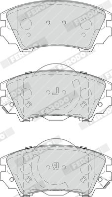 Picture of FERODO - FDB4208 - Brake Pad Set, disc brake (Braking System)