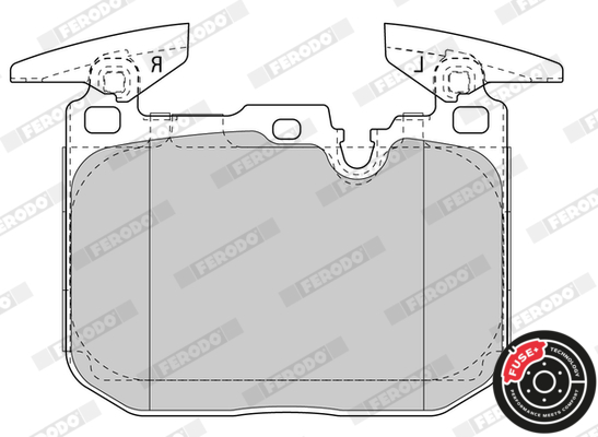 Picture of FERODO - FDB4611 - Brake Pad Set, disc brake (Brake System)