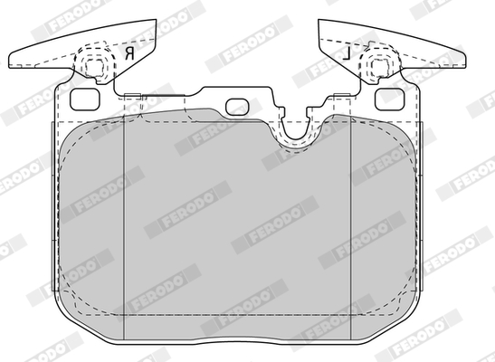 Picture of FERODO - FDB4611 - Brake Pad Set, disc brake (Brake System)