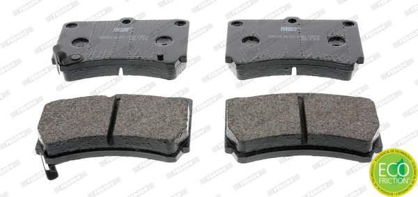 Picture of Brake Pad Set, disc brake - FERODO - FDB715