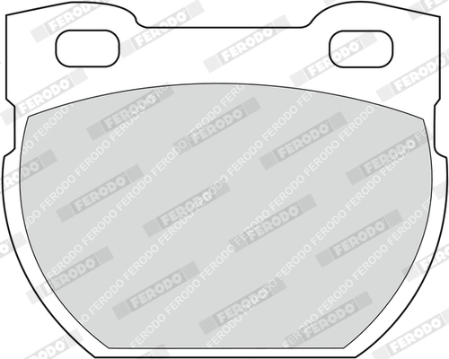 Picture of FERODO - FDB872 - Brake Pad Set, disc brake (Brake System)