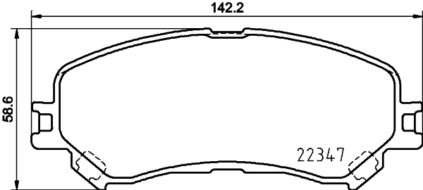 Slika BREMBO - P 68 067 - Komplet pločica, disk-kočnica (Kočioni uređaj)