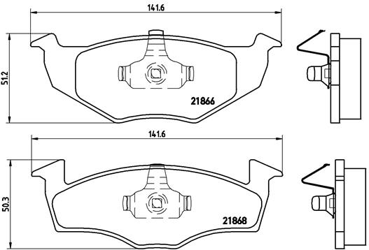 KOMPLET PLOČICA, DISK-KOČNICA - BREMBO - P 85 025