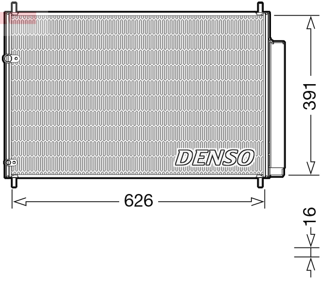 DENSO - DCN50041 - Kondenzator, klima-uređaj (Klima-uređaj)