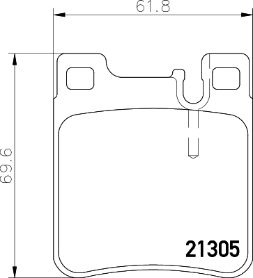 Picture of MINTEX - MDB1627 - Brake Pad Set, disc brake (Brake System)