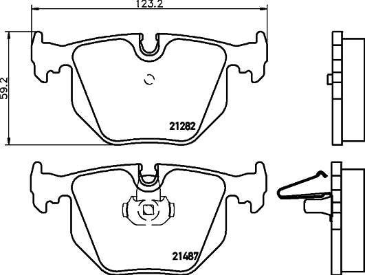 Picture of MINTEX - MDB2534 - Brake Pad Set, disc brake (Brake System)