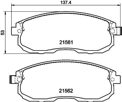 Picture of MINTEX - MDB2967 - Brake Pad Set, disc brake (Brake System)